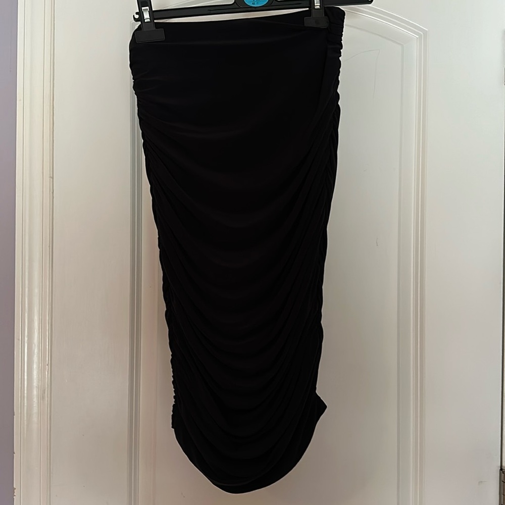 Ruched sleeveless express dress